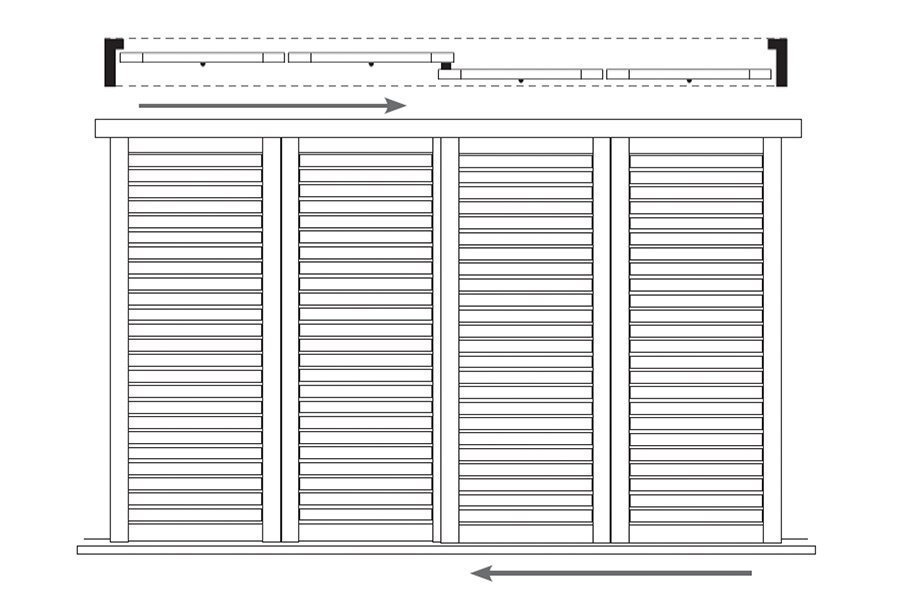 4 Panel Slider – 2 Tracks BBFF